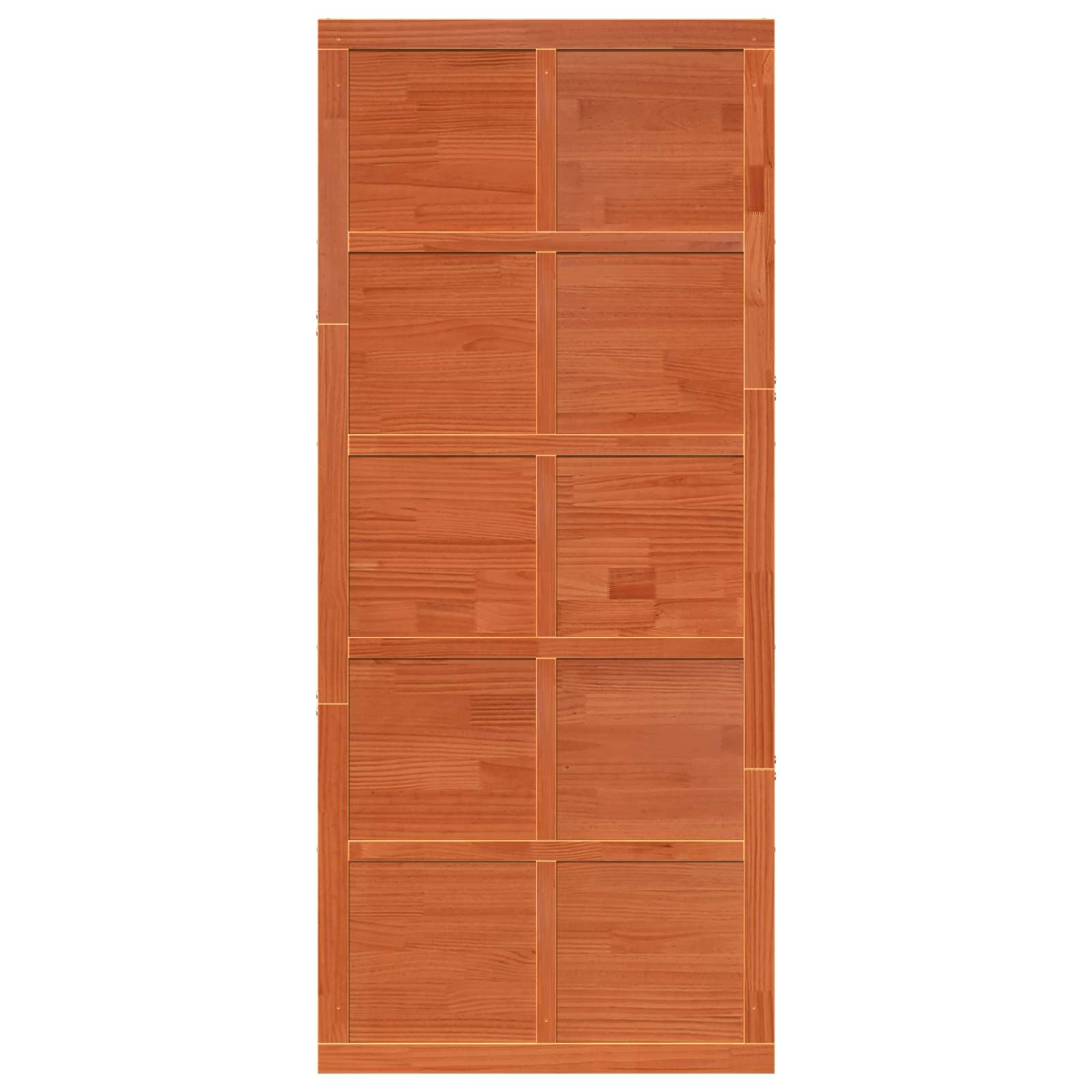 Πόρτα αχυρώνα Κερί παλαίωσης 100 x 2,5 x 208 εκ. - Pakobazaar