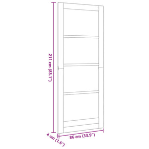 Εσωτερική Πόρτα Φυσικό 86 x 211 cm Κόντρα πλακέ - Pakobazaar