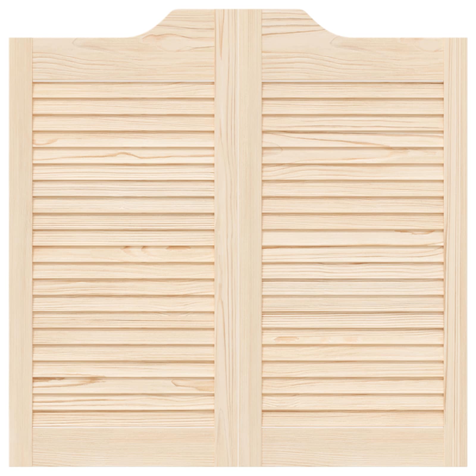 Πόρτες Swing Φυσικό 80 x 40 cm Μασίφ Ξύλο Πεύκου - Pakobazaar