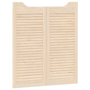 Πόρτες Swing Φυσικό 90 x 40 cm Μασίφ Ξύλο Πεύκου - Pakobazaar