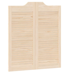 Πόρτες Swing Φυσικό 90 x 40 cm Μασίφ Ξύλο Πεύκου - Pakobazaar