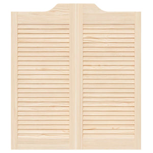 Πόρτες Swing Φυσικό 90 x 40 cm Μασίφ Ξύλο Πεύκου - Pakobazaar