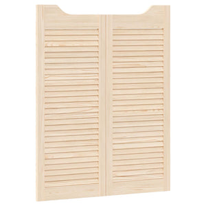 Πόρτες Swing Φυσικό 100 x 40 cm Μασίφ Ξύλο Πεύκου - Pakobazaar
