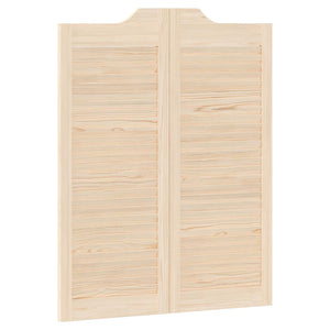 Πόρτες Swing Φυσικό 100 x 40 cm Μασίφ Ξύλο Πεύκου - Pakobazaar