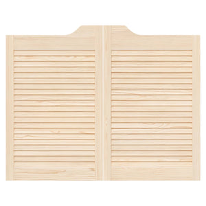 Πόρτες Swing 2 pcs Φυσικό Μασίφ Ξύλο Πεύκου - Pakobazaar