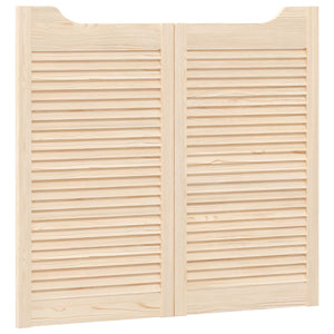 Πόρτες Swing Φυσικό 90 x 50 cm Μασίφ Ξύλο Πεύκου - Pakobazaar