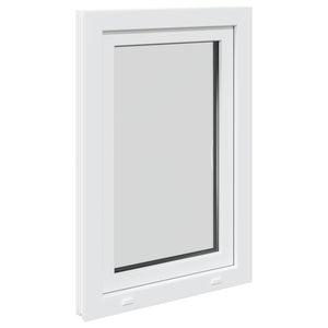 Παράθυρο Κάτω Στρώματος RISOR Λευκός 60 x 80 cm PVC και Γυαλί - Pakobazaar