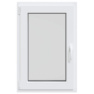 Παράθυρο Κάτω Στρώματος RISOR Λευκός 60 x 100 cm PVC και Γυαλί - Pakobazaar
