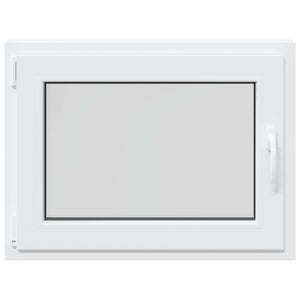 Παράθυρο Κάτω Στρώματος RISOR Λευκός 80 x 60 cm PVC και Γυαλί - Pakobazaar