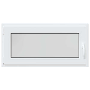 Παράθυρο Κάτω Στρώματος RISOR Λευκός 100 x 50 cm PVC και Γυαλί - Pakobazaar