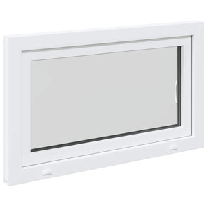 Παράθυρο Κάτω Στρώματος RISOR Λευκός 100 x 60 cm PVC και Γυαλί - Pakobazaar