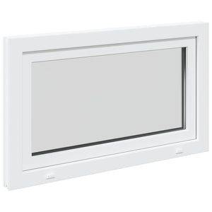 Παράθυρο Κάτω Στρώματος RISOR Λευκός 100 x 60 cm PVC και Γυαλί - Pakobazaar