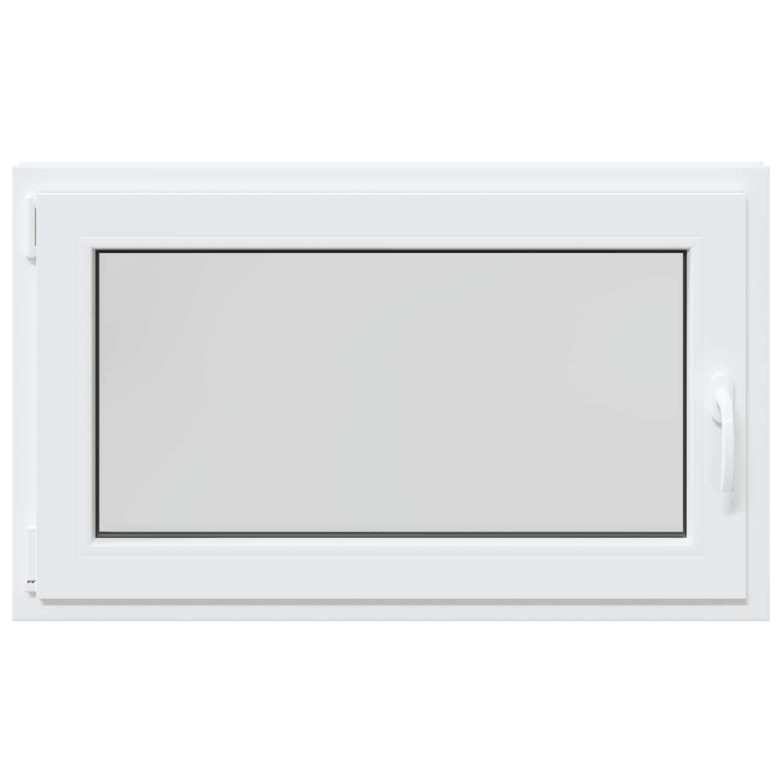 Παράθυρο Κάτω Στρώματος RISOR Λευκός 100 x 60 cm PVC και Γυαλί - Pakobazaar