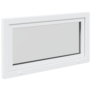 Παράθυρο Κάτω Στρώματος RISOR Λευκός 110 x 60 cm PVC και Γυαλί - Pakobazaar