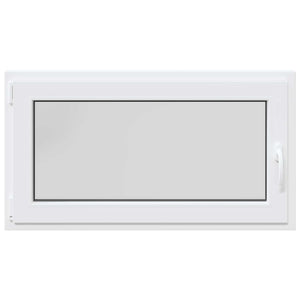 Παράθυρο Κάτω Στρώματος RISOR Λευκός 110 x 60 cm PVC και Γυαλί - Pakobazaar