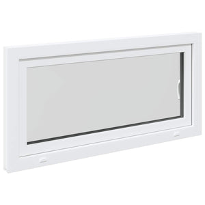 Παράθυρο Κάτω Στρώματος RISOR Λευκός 120 x 60 cm PVC και Γυαλί - Pakobazaar