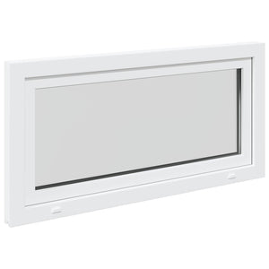 Παράθυρο Κάτω Στρώματος RISOR Λευκός 120 x 60 cm PVC και Γυαλί - Pakobazaar