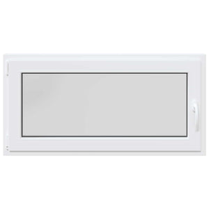 Παράθυρο Κάτω Στρώματος RISOR Λευκός 120 x 60 cm PVC και Γυαλί - Pakobazaar