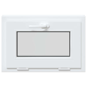 Παράθυρο Κάτω Στρώματος RISOR 60 x 40 cm PVC και Γυαλί Λευκό - Pakobazaar