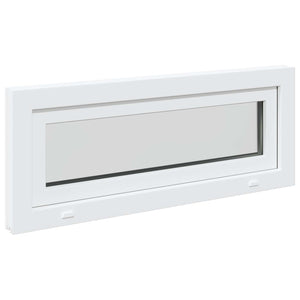 Παράθυρο Κάτω Στρώματος RISOR 100 x 40 cm PVC και Γυαλί Λευκό - Pakobazaar