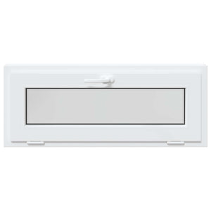 Παράθυρο Κάτω Στρώματος RISOR 100 x 40 cm PVC και Γυαλί Λευκό - Pakobazaar