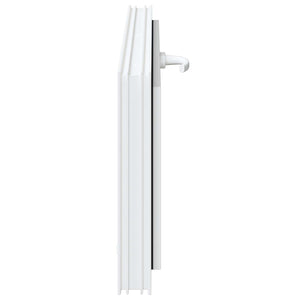Παράθυρο Κάτω Στρώματος RISOR 110 x 40 cm PVC και Γυαλί Λευκό - Pakobazaar