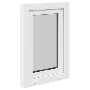 Παράθυρο Κάτω Στρώματος RISOR Λευκός 50 x 75 cm PVC και Γυαλί - Pakobazaar