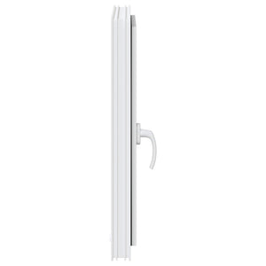 Παράθυρο Κάτω Στρώματος RISOR Λευκός 50 x 75 cm PVC και Γυαλί - Pakobazaar