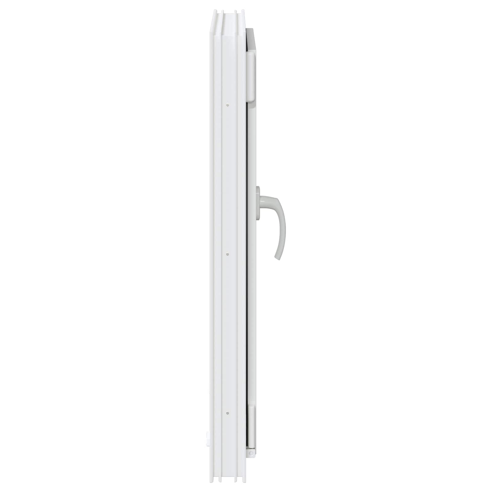 Παράθυρο Κάτω Στρώματος RISOR Λευκός 50 x 75 cm PVC και Γυαλί - Pakobazaar