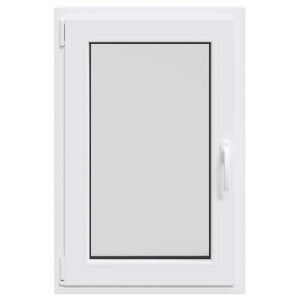 Παράθυρο Κάτω Στρώματος RISOR Λευκός 60 x 100 cm PVC και Γυαλί - Pakobazaar