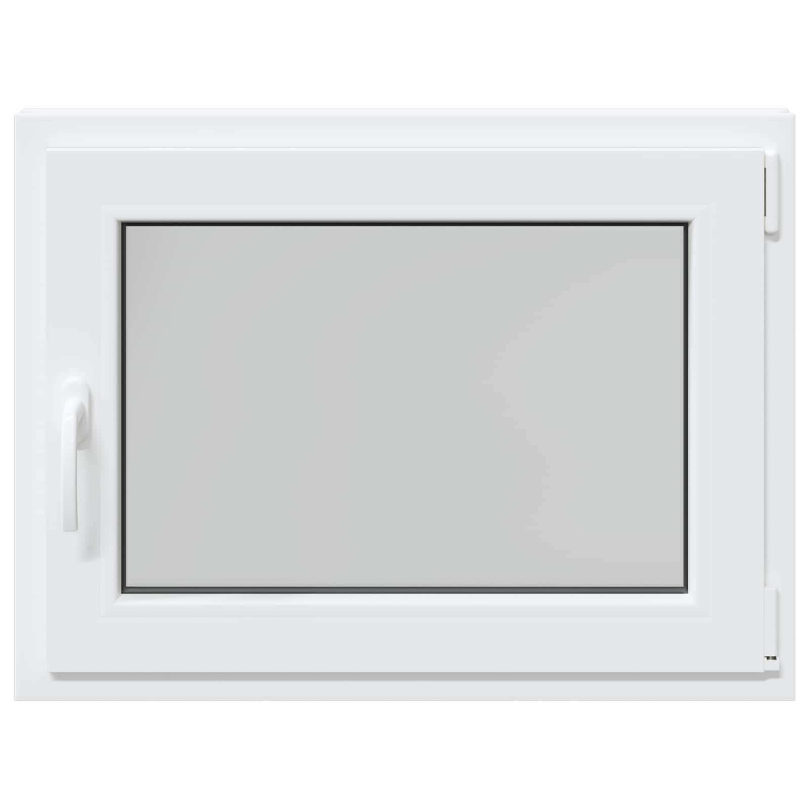 Παράθυρο Κάτω Στρώματος RISOR Λευκός 80 x 60 cm PVC και Γυαλί - Pakobazaar