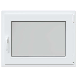 Παράθυρο Κάτω Στρώματος RISOR Λευκός 80 x 60 cm PVC και Γυαλί - Pakobazaar