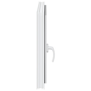Παράθυρο Κάτω Στρώματος RISOR Λευκός 80 x 60 cm PVC και Γυαλί - Pakobazaar