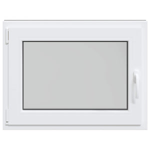 Παράθυρο Κάτω Στρώματος RISOR Λευκός 80 x 60 cm PVC και Γυαλί - Pakobazaar