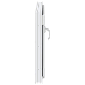 Παράθυρο Κάτω Στρώματος RISOR Λευκός 80 x 60 cm PVC και Γυαλί - Pakobazaar