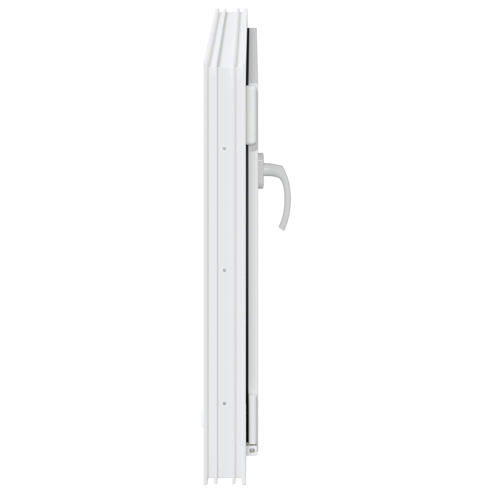 Παράθυρο Κάτω Στρώματος RISOR Λευκός 90 x 60 cm PVC και Γυαλί - Pakobazaar