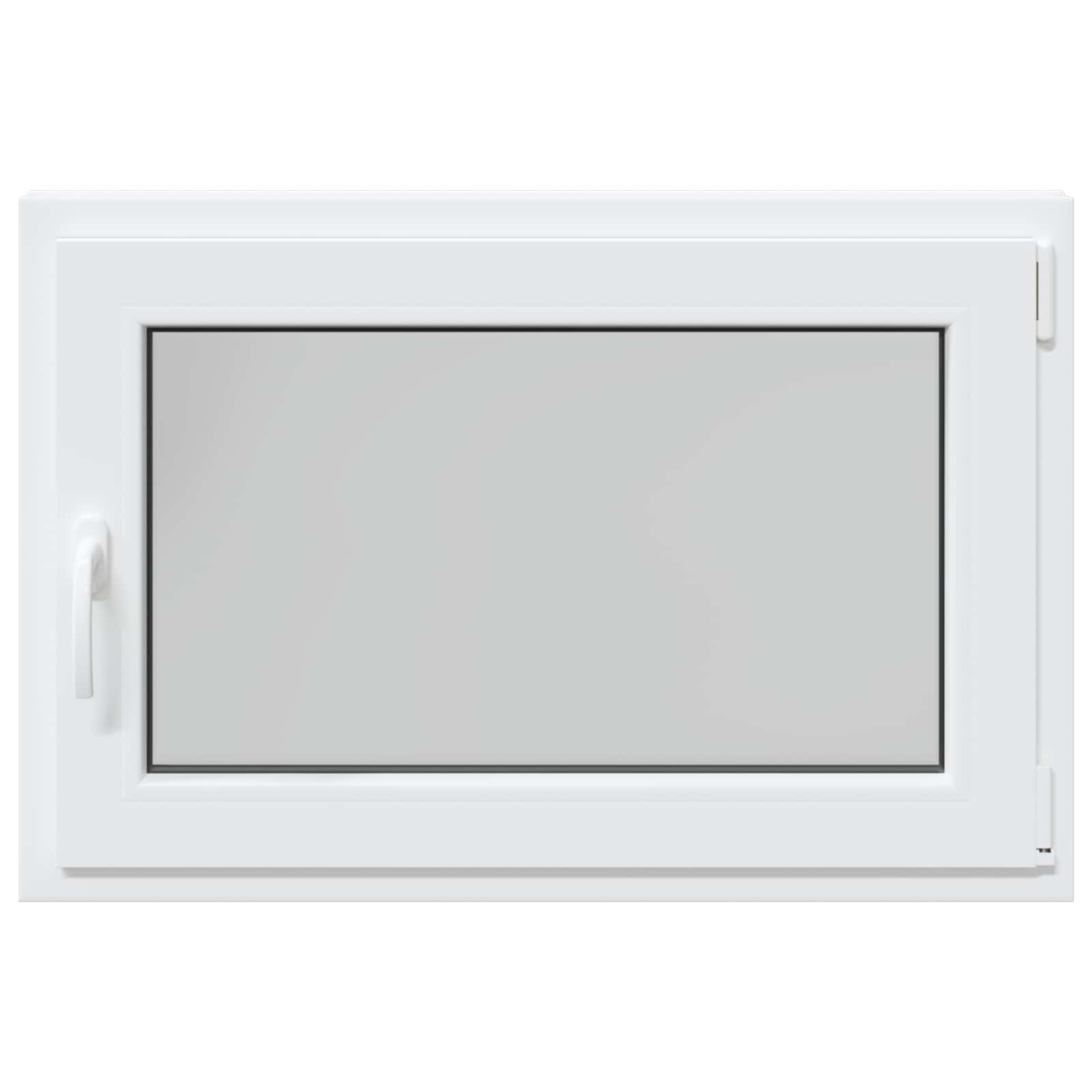 Παράθυρο Κάτω Στρώματος RISOR Λευκός 90 x 70 cm PVC και Γυαλί - Pakobazaar