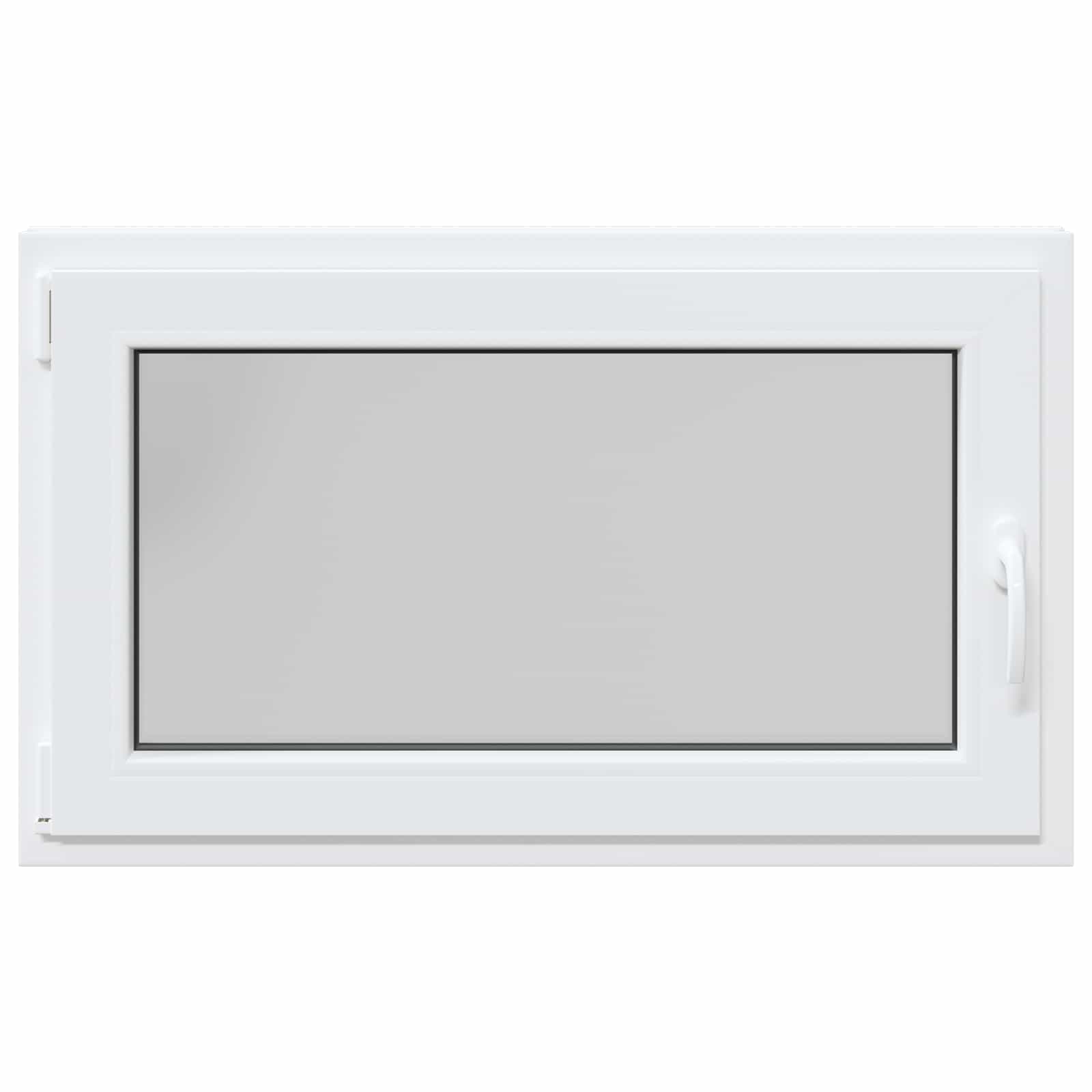 Παράθυρο Κάτω Στρώματος RISOR Λευκός 100 x 60 cm PVC και Γυαλί - Pakobazaar