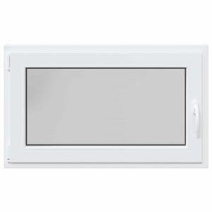 Παράθυρο Κάτω Στρώματος RISOR Λευκός 100 x 60 cm PVC και Γυαλί - Pakobazaar