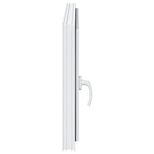 Παράθυρο Κάτω Στρώματος RISOR Λευκός 100 x 70 cm PVC και Γυαλί - Pakobazaar