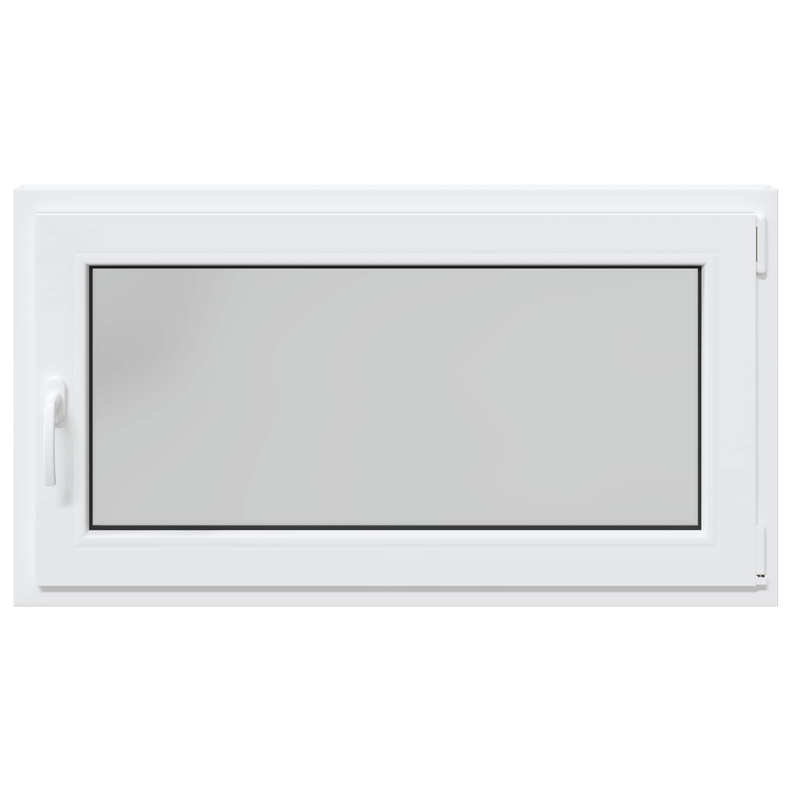 Παράθυρο Κάτω Στρώματος RISOR Λευκός 110 x 60 cm PVC και Γυαλί - Pakobazaar