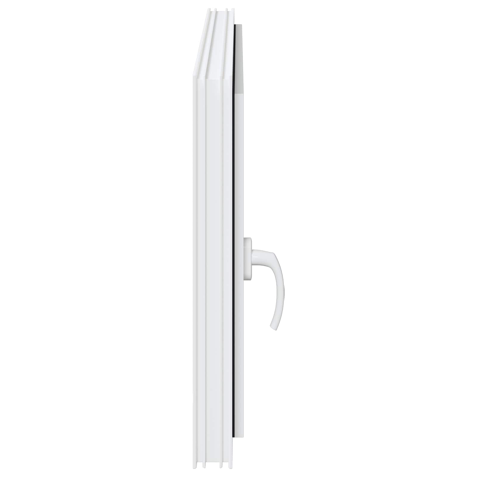 Παράθυρο Κάτω Στρώματος RISOR Λευκός 110 x 60 cm PVC και Γυαλί - Pakobazaar