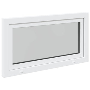 Παράθυρο Κάτω Στρώματος RISOR Λευκός 110 x 60 cm PVC και Γυαλί - Pakobazaar
