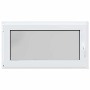 Παράθυρο Κάτω Στρώματος RISOR Λευκός 110 x 60 cm PVC και Γυαλί - Pakobazaar