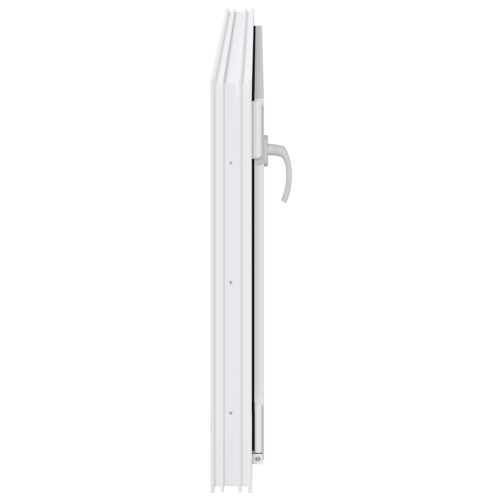 Παράθυρο Κάτω Στρώματος RISOR Λευκός 110 x 60 cm PVC και Γυαλί - Pakobazaar