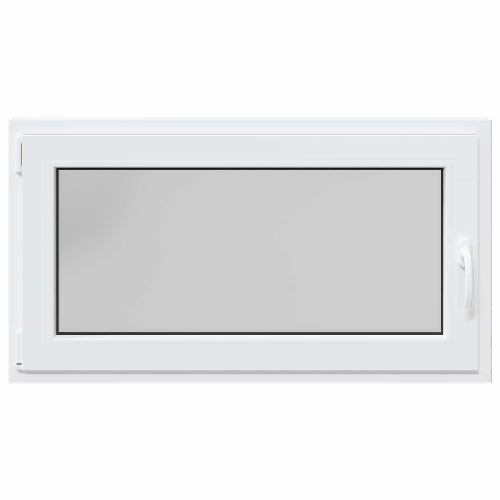 Παράθυρο Κάτω Στρώματος RISOR Λευκός 110 x 70 cm PVC και Γυαλί - Pakobazaar
