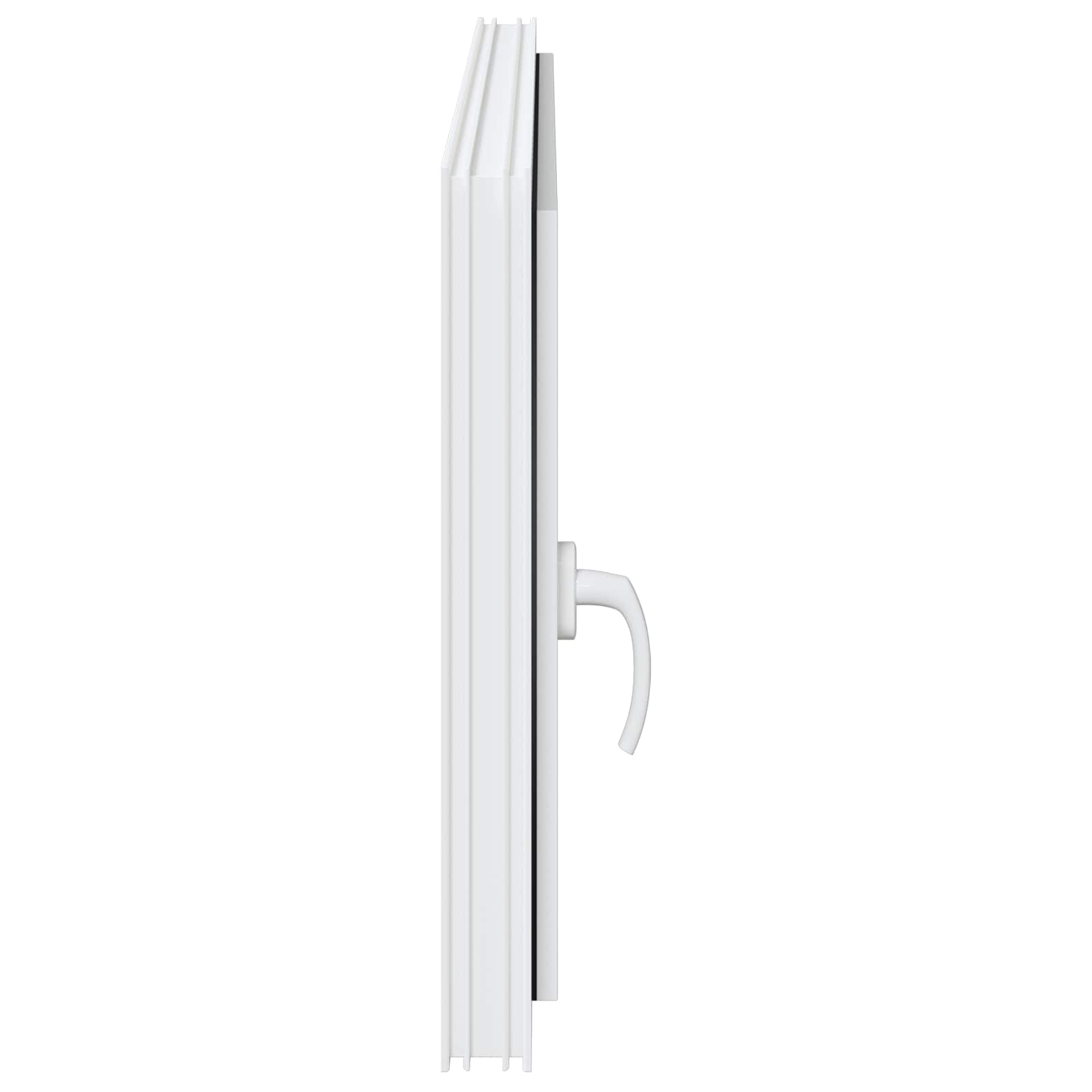 Παράθυρο Κάτω Στρώματος RISOR Λευκός 120 x 60 cm PVC και Γυαλί - Pakobazaar