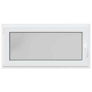 Παράθυρο Κάτω Στρώματος RISOR Λευκός 120 x 60 cm PVC και Γυαλί - Pakobazaar