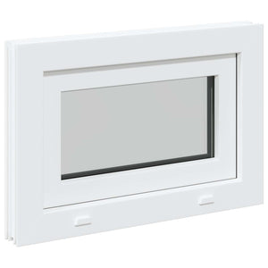 Παράθυρο Κάτω Στρώματος RISOR 60 x 40 cm PVC και Γυαλί Λευκό - Pakobazaar