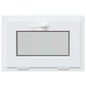 Παράθυρο Κάτω Στρώματος RISOR 60 x 40 cm PVC και Γυαλί Λευκό - Pakobazaar